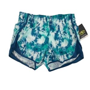 NWT Athletic Works Blue Tie Dye Athletic Shorts Size 10/12 Plus Girl’s